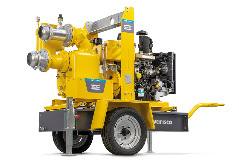 Установка водопонижения с дизельным двигателем