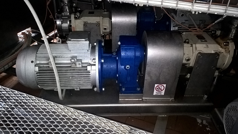 Кулачковый насос CSF Inox - OMAC - вертикальное исполнение патрубков